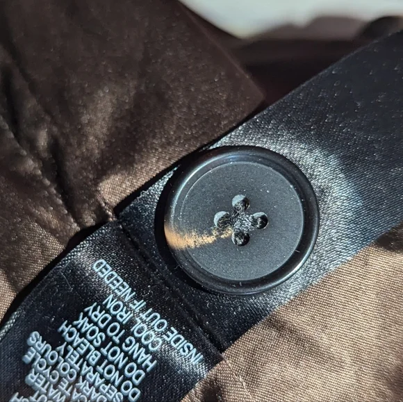 Brown Plaid Reprocessed Wool Pinafore Jumper Dress -Brand New, Preppy Fall Dress - Picture 6 of 6